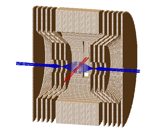 Sursa de ioni simetrica: modelare numerica