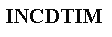 Text Box: INCDTIM